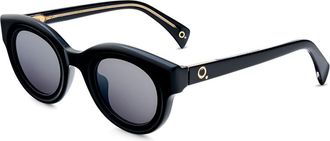 Etnia Barcelona Taylor BK Womens Sunglasses Black Size 45