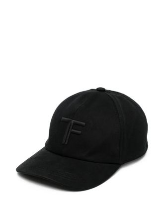 Tom Ford Cappello da baseball in tela - Nero