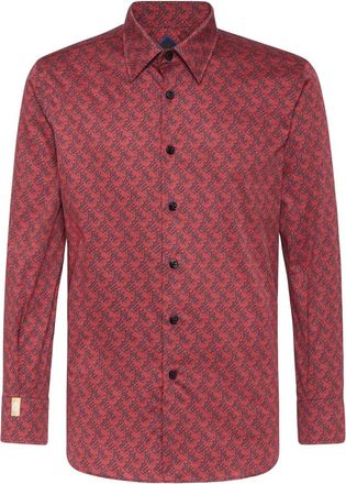 Billionaire Boys Club Silver Cut LS Logos Shirt - Heren - Casual Overhemden - Veelkleurig - XS - Katoen - Overhemden