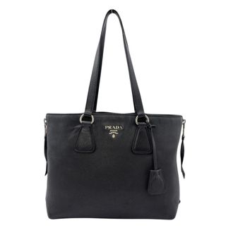 Prada Black Leather Tote Bag (Pre-Owned)
