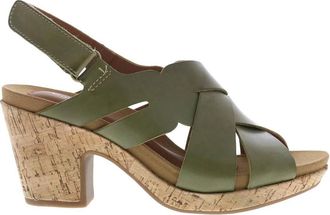 Cobb Hill Womens Alleah Slingback Sandal In Green
