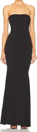 Katie May Mary Kate Gown Strapless Maxi Dress In Black
