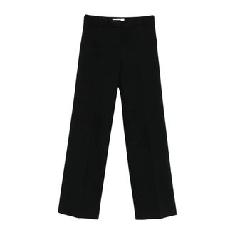 Ermanno Scervino Dames, Broeken, Zwart, Maat: XL Leer