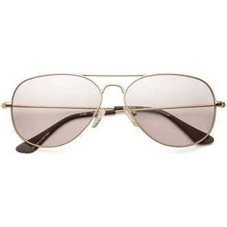CADDIS Mabuhay | Reading Glasses in Matte Gold Charcoal at Nordstrom, Size +2.00