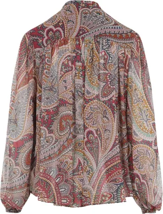 Etro Paisley Print Silk Shirt - Multicolor