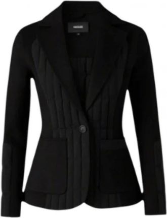 Mackage Leilani Tailleur Jas - Dames - Blazers - Zwart - L - Wol - Jassen