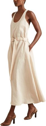 Reiss Tayah Ruched Waist Maxi Dress