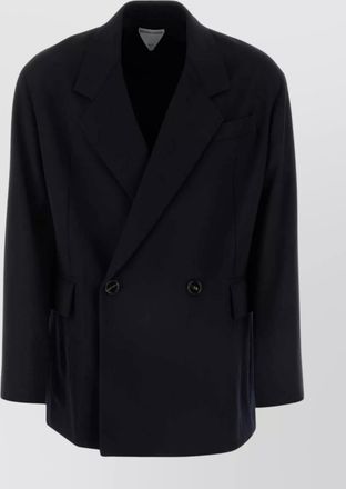 Bottega Veneta wool blazer with back vent and front pockets