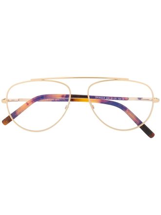 Tom Ford Eyewear Bril met piloten montuur - Goud