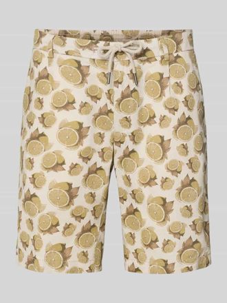 Bugatti Bermudas mit Kordelzug und Eingrifftaschen in Beige, Gr&ouml;&szlig;e 48