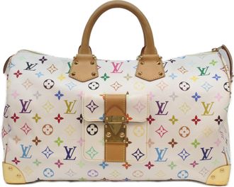 Louis Vuitton Monogram Multicolore Blanc White Monogram Multicolore Boston Bag (Pre-Owned)
