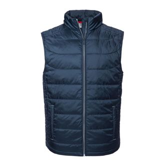 Russell Athletic Russell Heren Nano Gewatteerde Bodywarmer (Franse marine)
