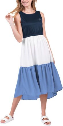 G-III 4Her by Carl Banks Womens G-III 4Her by Carl Banks Navy/White/Royal Dallas Cowboys 12th Inning Colorblock Dress at Nordstrom, Size Small