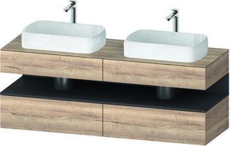Duravit Qatego Consola Mueble Bajo Lavabo, 2 Extensiones, 2 - Duravit