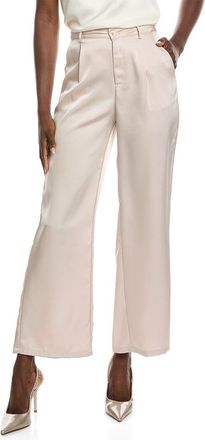 Gracia Satin Wide Leg Dress Pant