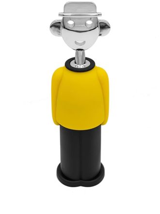 Alessi Alessandro bottle opener - unisex - Zamak/Thermoplastic Resin - One Size - Yellow