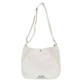 A.P.C. Shoulder Bags, male, White, Size: ONE SIZE Besace Journal