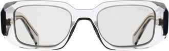Prada PR17WS 12R30B transparant grijs lichtgrijze zonnebril