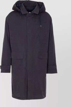 Herno parka jacket with adjustable drawstrings and hood