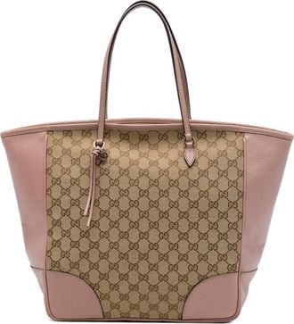 Gucci Pre-owned Gucci GG Canvas and Leather Bree Tote Ladies LRE7T5O8GHE6EAHB