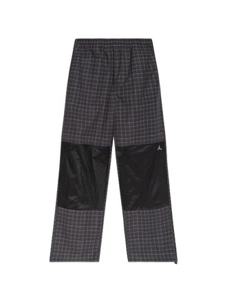 Roa Aair Floweave Printed Check Elasticated Waistband Pants
