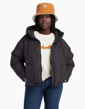 Timberland Womens Recycled Down Puffer Jacket - Black - Size: 18/16