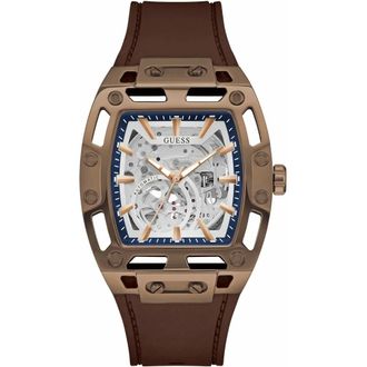 Guess Gw0980G3 Automatisch Horloge - Heren - Accessoires - Bruin - Maat: ONE Size