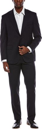 Canali 2Pc Wool Suit With Flat Front Pant
