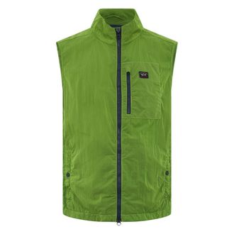 Paul & Shark Paul & Shark, Vests, male, Green, Size: 4XL Vest in technical fabric