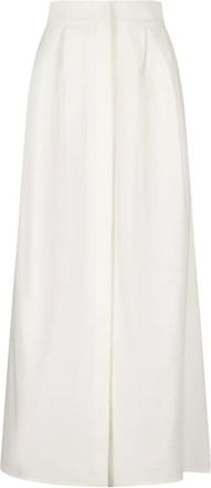 Max Mara Rokken, Dames, Wit, S, Elegante Gonna Rok