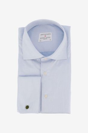 Artigiano Lang&auml;rmeliges Hemd aus Baumwolle Leonardo Uma