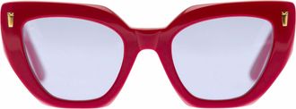 Kyme Ipanema Col 4 - Sunglasses Oversized Cat-Eye Sunglasses with Gold Accents