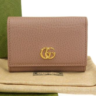 Gucci Beige Leather Coin Purse/Coin Case (Pre-Owned)