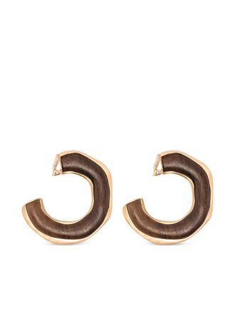 Cult Gaia Madeira earrings - Brown