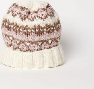 Hat Attack Fair Isle Beanie in Ivory at Nordstrom