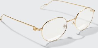 Cartier Photochromic Round Metal Sunglasses