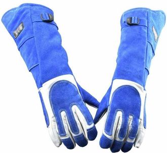 OEM Guantes A Prueba De Animales, Resistentes A Mordeduras, De Cuero Suave, Engrosados, Resistentes A Ara&ntilde;azos Y Mordeduras (m)