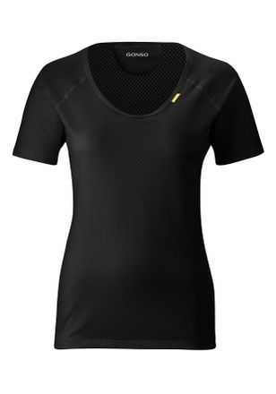 Gonso Funktionsshirt GONSO Base Shirt W, Damen, Gr. 34, schwarz, 89% Polypropylen, 11% Elasthan, Rundhals, Shirts Funktionsshirt, Damen Fahrrad-Unterhemd, e