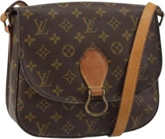 Louis Vuitton Pre-owned Cross Body Bags, female, Brown, Size: ONE SIZE Pre-owned Canvas Cross Body Bag