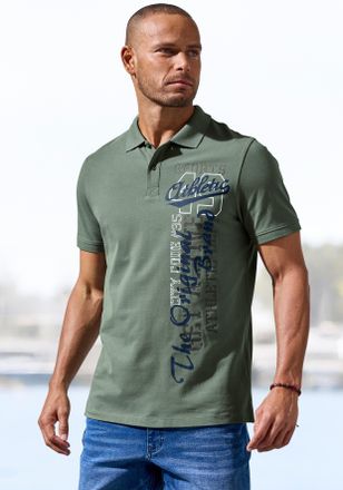 John Devin Poloshirt JOHN DEVIN, Damen, Gr. XXL (60/62), salbei, Piqu&eacute;, Obermaterial: 100% Baumwolle, regular fit normal, Rundhals, Rippb&uuml;ndchen, Shirts Poloshir