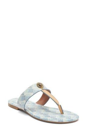 Kurt Geiger Kensington T-Strap Sandal in White/Comb at Nordstrom Rack, Size 6.5Us / 36.5Eu