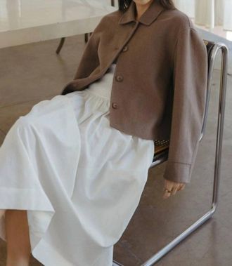 All : Row Collins Jacket In Mocha