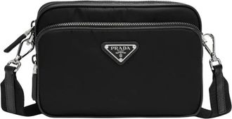 Prada Schoudertas - Heren - Schoudertassen - Zwart - ONE Size - Tassen