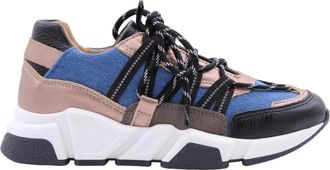 DWRS Heka Sneakers - Dames - Sneakers - Veelkleurig - 37 EU - Leer - Schoenen