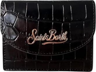 MC2 Saint Barth Stijlvolle Portemonnees en Kaarthouders - Dames - Portefeuilles - Zwart - ONE Size - Accessoires