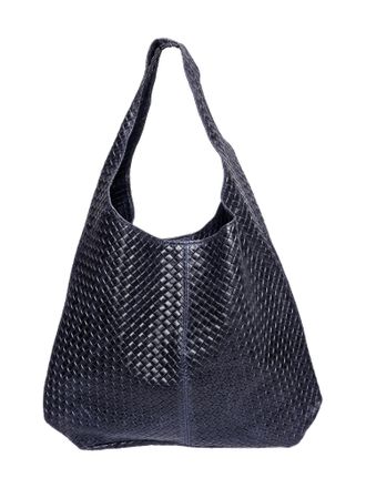 Luisa Vannini BLAUW Rundleer Tas