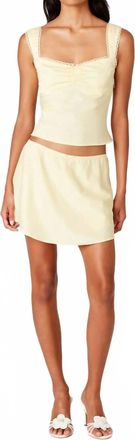 Nia Tiny Skort In Butter