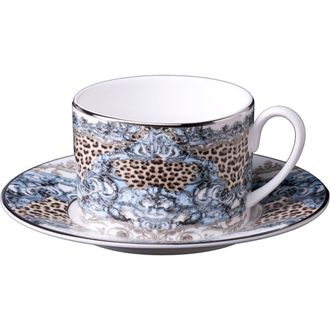 Roberto Cavalli Tea Cup & Saucer with Luxury Box in Palazzo Pitti at Nordstrom