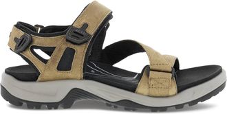 Ecco Ecco Yucatan Coast Sport Men Nutmeg Brown Nubuck Leather Hiking Sandal ZPO496