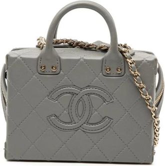 Chanel Borsa Chanel Pre-owned in Pelle Trapuntata - - Pre-owned - Donna - Grigio - ONE SIZE
